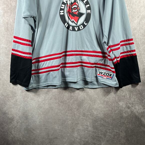 Huntsville Havoc Hockey Promo Jersey Mens Size XL Gray Minor League TOC Sports - Picture 4 of 10